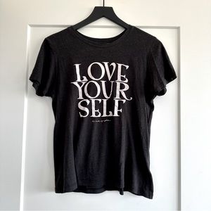 Spiritual Gangster Love Self Rec Tee Vintage Black Size XS
